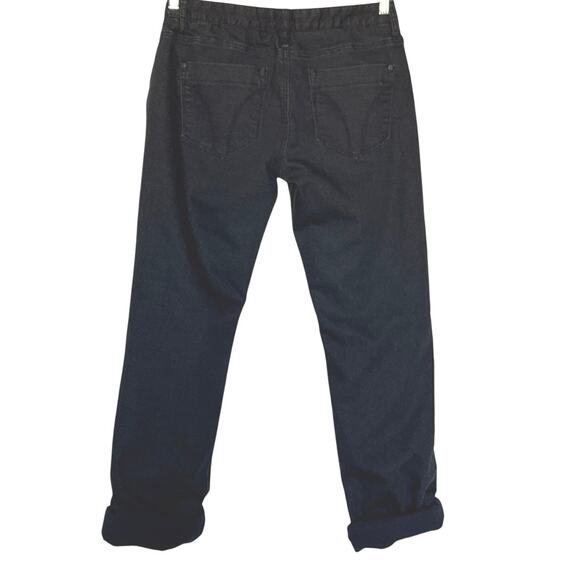 Prana Women’s Flannel Lined Boyfriend Pants Size 4/27 Charcoal Gray W4BOYJ315 - Picture 2 of 14